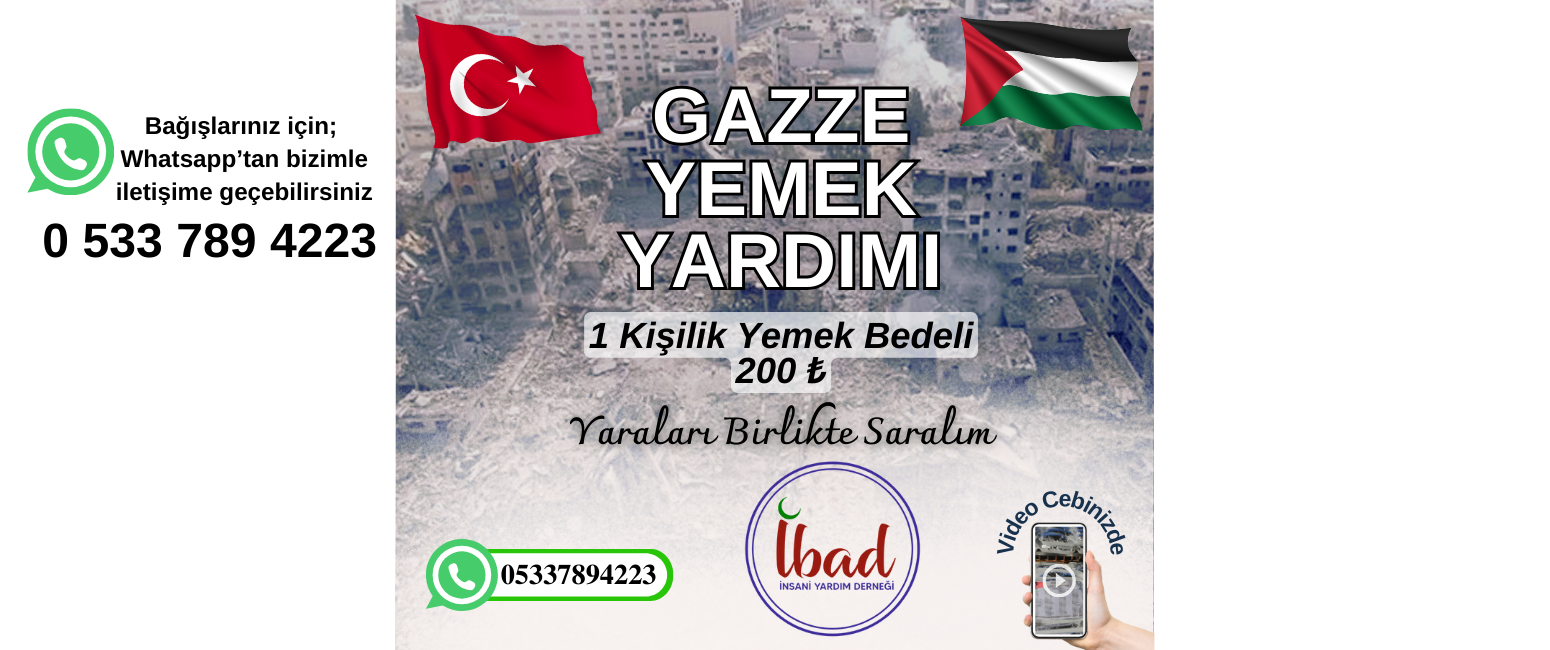 ibadSlider2 - Filistin Yemek  - ibad yardım